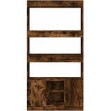  Visoka komoda boja hrasta 92x33x180 cm konstruirano drvo | shoptok.hr