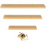 springos set zidnih polica 3 kom, 30/45/60 x 15 cm, smeđe Cijene