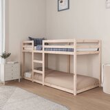  Krevet na kat 90 x 200 cm od masivne borovine | shoptok.hr