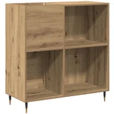 vidaXL Omara za zapise iz starega lesa 84,5x38x89 cm inženirski les, (22046326)