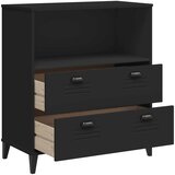  Regal za knjige VIKEN crni 80 x 40 x 90 cm konstruirano drvo | shoptok.hr