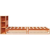  Krevet s regalom za knjige bez madraca 100x200 cm masivno drvo | shoptok.hr