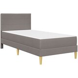 Krevetna konstrukcija Sivo-smeđa 90 x 200 cm Poliester | shoptok.hr