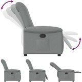  Naslanjač svetlo sivo blago | Shoptok.si