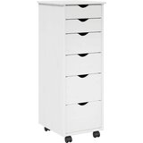 Mobilni ormar Bijelo 34 x 39 x 93,5 cm Čvrsto borovo drvo | shoptok.hr