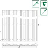  PVC zidne obloge PANEL ACUSTICO HRAST 572,5x2400x19mm | shoptok.hr