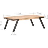  Klub stolić 114x65x40 cm Masivno drvo manga | shoptok.hr
