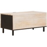  Kava Stol Bijelo 80 x 50 x 40 cm Čvrsto drvo manga | shoptok.hr