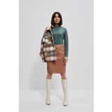 Moodo Geometric stitching skirt Cene