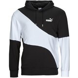 Puma Puloverji POWER CAT HOODIE Črna | Shoptok.si