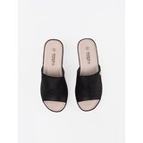 GOODIN Black women's wedge flip-flops | shoptok.hr