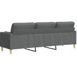  Trosjed s ukrasnim jastucima tamnosivi 210 cm od tkanine | shoptok.hr