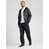Ea7 Emporio Armani Prehodna jakna črna / bela | Shoptok.si