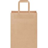  Papirnate vrećice 250 kom s ručkama smeđe 21x11x28 cm | Eponuda.com