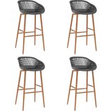  Barske stolice 4 kom sive | shoptok.hr