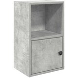 Maison Chic Knjižna omara - Knjižni regal betonsko siva 31x24x52 cm inženirski les, (21724504) Cene
