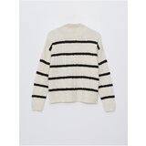 LC Waikiki Half Turtleneck Striped Long Sleeve Women's Knitwear Sweater | shoptok.hr