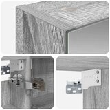  Kopalniška ogledalna omara Siva Sonoma 40 x 10,5 x 60,5 cm, (5000232860) | Shoptok.si