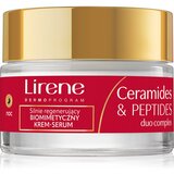 Lirene Ceramides & Peptides Duo Complex obnovitvena nočna krema z regeneracijskim učinkom 50 ml | Shoptok.si
