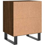 vidaXL Nočna omarica 2 kosa rjav hrast 40x30x50 cm inženirski les | Shoptok.si
