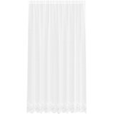  Čipkasta zavjesa sa zavjesama Bijelo 240 x 200 cm Poliester | Shoptok.si