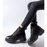 Gemre Black fabric hiking boots Alicudi | ePonuda.com