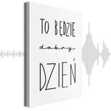  Slika - Art of Words (1-part) - Inspirational Black Text on White 60x90 Akustična | shoptok.hr