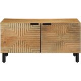  Stol za kavu smeđi 80x50x40 cm Puno drvo Mango | Eponuda.ba