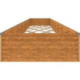  Povišena vrtna gredica 770 x 100 x 36 cm od čelika COR-TEN | shoptok.hr