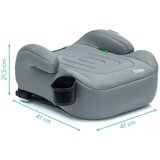 Fillikid jahač/sedež za avto Flip deluxe (125-150 cm) z nastavljivo Isofix povezavo in držalom za pijačo, siv | Shoptok.si