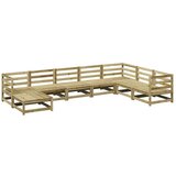  8-dijelni set vrtnih sofa od impregnirane borovine | shoptok.hr