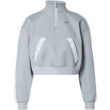 Nike Športna majica svetlo siva / črna / bela | Shoptok.si