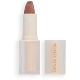 Revolution šminka - Lip Allure Soft Satin Lipstick - Wifey Dusky Pink
