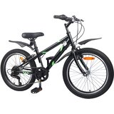  Dječji Bicikl 20 Inča 6-Speed za djecu od 6 do 11 godina Crna | shoptok.hr