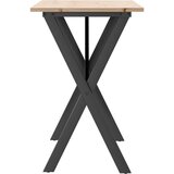  Blagovaonski stol X-oblika 100x50x75 cm od borovine i čelik | shoptok.hr