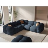 Cosmopolitan Design Temno modra kotna sedežna garnitura Loretto – | Shoptok.si
