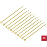 TRU COMPONENTS TC-12533328 vezice 150 mm 3.6 mm svijetlosmeđa za primjenu na visokoj temperaturi 100 St. | Eponuda.ba
