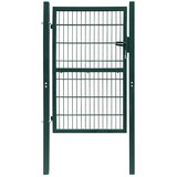  Vrata za ogradu Čelik 100x200 cm Zelena | shoptok.hr