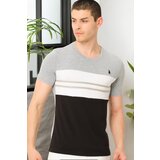 Dewberry T8593 MEN'S T-SHIRT-PLAIN GREY | Shoptok.si
