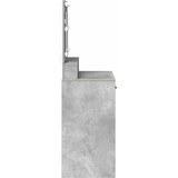  Toaletni stol Betonski sivi 79 x 41 x 135 cm Konstruirano drvo | shoptok.hr