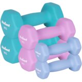  Set HEX neoprenskih bučica od lijevanog željeza 12 kg (2x1kg + 2x2kg + 2x3kg), REBEL ACTIVE Slike