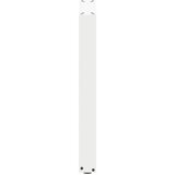  Noge za blagovaonski stol U-oblik 2 kom Bijele 50 x (72-73) cm Čelik | shoptok.hr