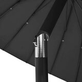  Vrtni suncobran s aluminijskom šipkom 270 cm antracit | shoptok.hr