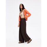 Reserved Hlače širokih nogavica - smeđi | shoptok.hr