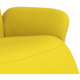  Naslonjač od tkanine s osloncem za noge svjetložuti | shoptok.hr