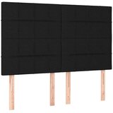  Okvir za krevet bez madraca crni 140 x 190 cm od tkanine | shoptok.hr