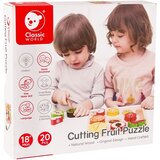 Classic World set za rezanje voća na čičak montessori 20 kom. | shoptok.hr