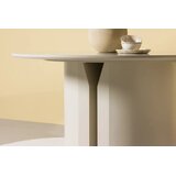 Venture Home okrugli blagovaonski stol Sandvik ⌀140 cm, bež Slike