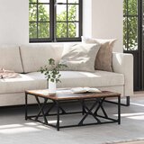 vidaXL Kava Stol Staro drvo 70 x 70 x 30 cm Konstruirano drvo Cijene