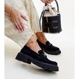 VINCEZA Black leather loafers | shoptok.hr